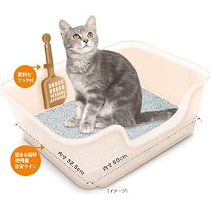 ライオン (LION) 獣医師開発 ニオイをとる砂専用 猫トイレ 猫用トイレ本体