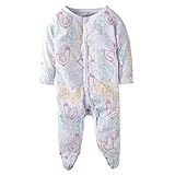 (ビッグエレファント) Big Elephant 1点セット前開きらくがき男の子長袖ロンパーススリープウェアボディスーツ K03 (9-12ヶ月)