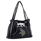 Little Earth ltl-351002-vikg-black-1 Minnesota Vikings NFLスポーツNoir Hoodie Purse
