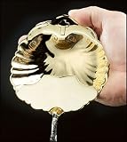 Baptized in Christ 5" Brass Baptismal Shell with Etched Latin Cross and Spout by Trinity [並行輸入品]