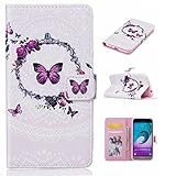 Samsung Galaxy J3 2015 ケース 手帳型ケース, UNEXTATI 高品質PUレザー 財布型ケース 保護カバー カード収納 スタンド機能 マグネット開閉式 Samsung Gala