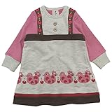 【秋冬物】 chocola(ショコラ) 裏毛エプロン付き風ワンピース 95cm /ピンク NO.CH-1511-58068