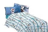 Disney Frozen Olaf Build a Snowman Microfiber Sheet Set, Twin [並行輸入品]