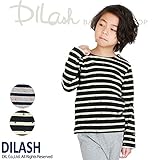 (ディラッシュ) DILASH長袖ボーダーＴシャツ/秋 120 星ブラック