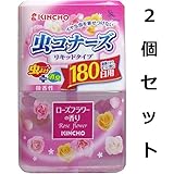 効きめが見えるリキッドタイプの香りの虫よけ　虫コナーズ　リキッドタイプ　１８０日用　ローズフラワーの香り　４００ｍＬ　２個セット