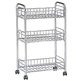 キッチンワゴン メタル メッシュ アイリスオーヤマ