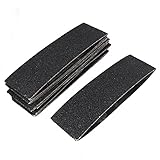 uxcell 研磨ベルト サンドペーパー アブレシブ ダークブラウン 24グリット 10個