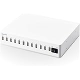 エレコム USB コンセント 充電器 合計144W Aポート×12 設置対応保管庫 TB-SB10 TG-22E SC15L-DD24 SC15L-DD48 等 ホワイト MPA-ACSC01WH