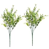 Zhhlinyuan 2 x Fake Artificial Plant Floral Leave Foliage Home Office Wedding Decoration 4278#