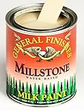 General Finishes PMI Milk Paint, 1 pint, Millstone [並行輸入品]
