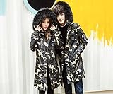 ペアダウンジャケット　２０１６年新作　あったか ＭＡＸアウター 長袖 ダック ダウン ジャケット リバーシブル 迷彩 防水 大きいサイズ 正規品　カップル　お揃い036 (XL, グーリン迷彩)