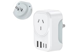 RXSQUL Japan Travel Adapter, AU to Japan US Plug Adapter Type A Travel Power Plug for Japan, Philippines, Canada,Mexico, China, Jamaica, Peru and More