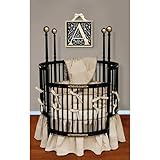 Baby Doll Bedding Sensation Round Crib Bedding Set, Gold [並行輸入品]