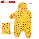 [ミキハウス] MIKIHOUSE 車プッチー＆お花うさこ レインスーツ （80-90cm） 10-3849-678 黄
