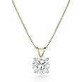 [ギフト フロム ニューヨーク] ネックレス レディース 1.25ct 14金 ゴールド 一粒ネックレス ピンク 金属アレルギー対応 女性 プレゼント