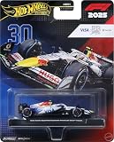 Hot Wheels 1:64スケール プレミアム ダイキャスト フォーミュラ1 コレクタブルトイレースカー リアルライダータイヤ&メタル/メタルボディ&シャーシ付き (スタイルは異なる場合があります)