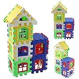 Easydeal Children Kids Boys Girls House Building Blocks Construction Developmental Toy Set 24-Piece 