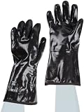 Ansell Neox 9-022 Cotton Glove, Chemical Resistant, Neoprene Coating, Gauntlet Cuff, Large (Pack of 