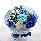 BIO エレガントローズブーケ　フレグランスソープフラワー　緊急値下げ！売り切り企画！ローズ11輪　ボリューム定番商品　クリアバック・ギフトボックス付　お祝い　記念日　お見舞い　父の日　母の日　お中元