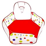 Mudder Kids Ball Pit Pool Play Tent with Mini Basketball Hoop, 3.93 Feet [並行輸入品]