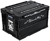 ご注文はうさぎですか?? ラビットハウス折りたたみコンテナ ブラック ver. 外寸530×366×334 (95)mm