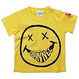 《初夏盛夏対応》 CHANNEL(チャンネル) 天竺ニコチャン半袖Tシャツ 80cm /イエロー NO.CN-7205