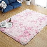 ラグ 洗えるカーペット ラグマット 絨毯 130x185cm(約1.5畳) ピンク 滑り止め付 防臭 防ダニ 1年中使える 床暖房 ホットカ