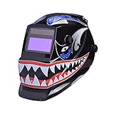 Nuzamasソーラーパワードオートダークニング溶接ヘルメットマスクアークティグミグ溶接フェイスプロテクションシェード範囲を調整したプラズマ切断DIN4 / 9-13 UV / IV保護DIN16