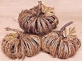 Natural Woven Grapevine Twig Pumpkin