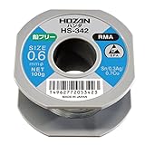 ホーザン(HOZAN) 鉛フリーハンダ 鉛フリー半田 Sn-0.3Ag-0.7Cu 鉛フリー半田 重量100g  HS-342
