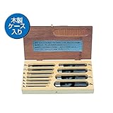 【11本組】 ポンチセット SP11 木製ケース入り 3・5・6・8・9・13・16・19・22・25 mm 各1本入 スリーエッチ HHH H
