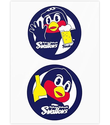 Amazon.co.jp: ステッカー 東京ヤクルトスワローズ つば九郎