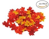 beebelパッケージの約300ミックスFall ColoredシルクMaple Leaves for秋や結婚式パーティー