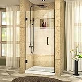 DreamLine shdr-243057210-hfr Unidoor Plus 72 " High x 31 "ヒンジ付きフレームレスS、 SHDR-243057210-HFR-09 1
