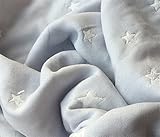 ベビーケット１００％綿 ベビー オーガニック コットン 通気 6重ガーゼケット 星柄 グレー