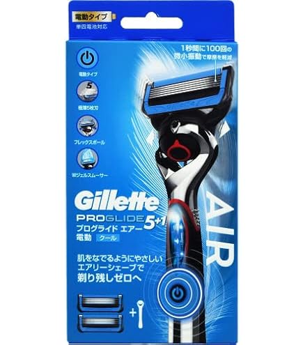 Amazon.co.jp: P&G プログライドエアー 電動5Bホルダー替刃6個付