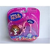 Littlest Pet Shop Basset Dog Puppy with Carrier & Flower Clip - Exclusive # 313 [並行輸入品]