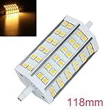 R7S Led Bulb 8W 118Mm Warm White Ac 85-265V 36 Smd 5050 Corn (Usa)