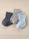 BABY STORY(ベビーストーリー) ベビー 日本製 杢 ソックス 3足組 赤ちゃん 靴下 12～15㎝ 18ヶ月～3歳頃 グレー 系