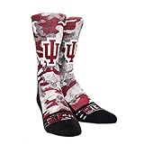 Indiana Hoosiers Youth NCAA Camo Print Socks – チームカラー、