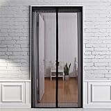 Magnetic Screen Door, Mesh Curtain - Mosquito Net Keeps Bugs Out, Lets Cool Breeze In - Premium Qual