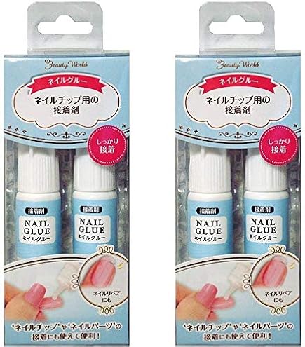 Amazon.co.jp: ネイルグルー（ネイルチップ用接着剤） ANG400 3個