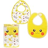 【綿100％】【2枚組】2017年 春物 ポケットモンスター ピカチュウ 2枚組スタイ Pokemon イエロー-ピカチュウ◇15×24cm