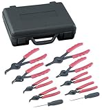 OTC 4512 Stinger Internal And External 8 Piece Snap-Ring Pliers Set [並行輸入品]