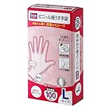 ビニール 極うす 手袋 HI06T82 L 100枚入 L