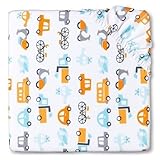 CircoTM Woven Fitted Crib Sheet - City on the Go by Circo