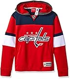 NHLユースBoys 8 – 20 Capitals Faceoffジャージーフード L レッド