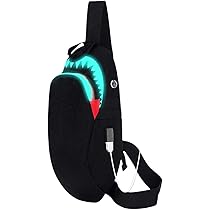 Amazon | [happykoko] サメ シャーク 斜めがけ ボディバッグ