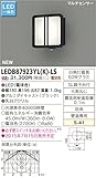 東芝ライテック LED一体形アウトドアブラケット マルチセンサー付ポーチ灯 ブラック 幅180