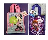 Disney Minnie Mouse Always Wear a Smile Frozen Princess Elsa Anna Strong Bond Strong Heart Tote Bund